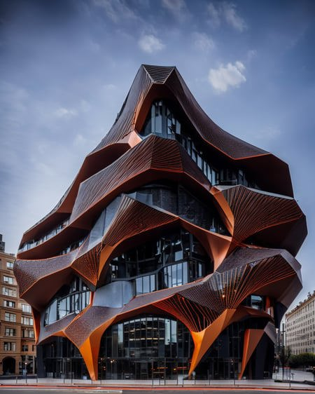 03932-1187537348-a photo of a orange parametric building  midjourneyi, geometric, in a street.png